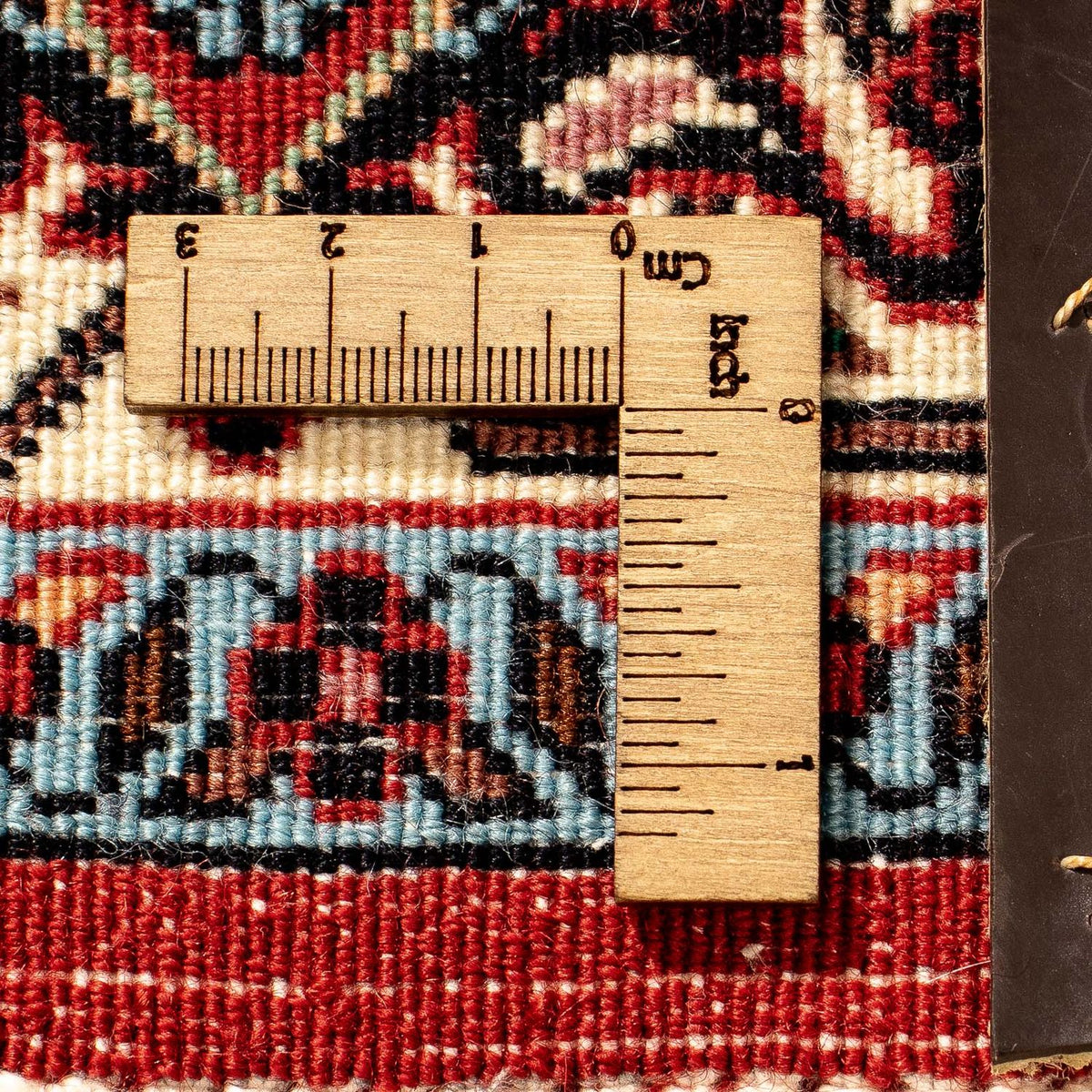 Biegacz Dywan perski - Bijar - 298 x 83 cm - ciemna czerwień