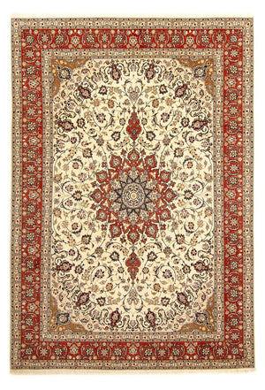 Dywan perski - Tabriz - Królewski - 349 x 252 cm - beżowy