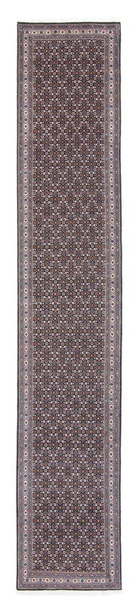 Biegacz Dywan perski - Tabriz - 391 x 68 cm - szary