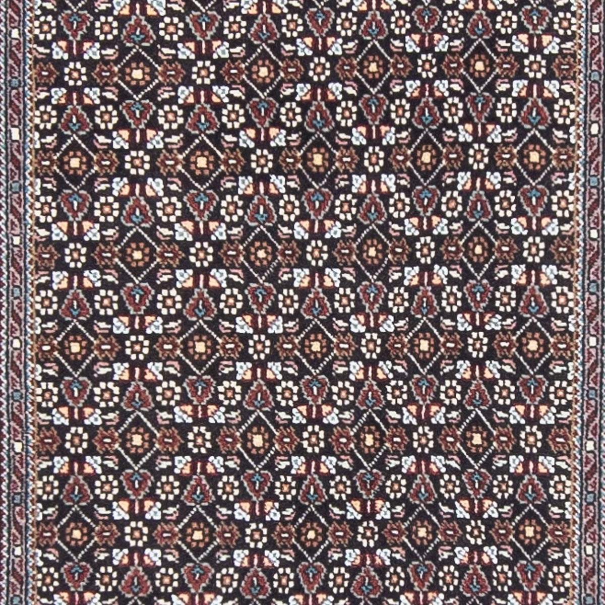Biegacz Dywan perski - Tabriz - 391 x 68 cm - szary