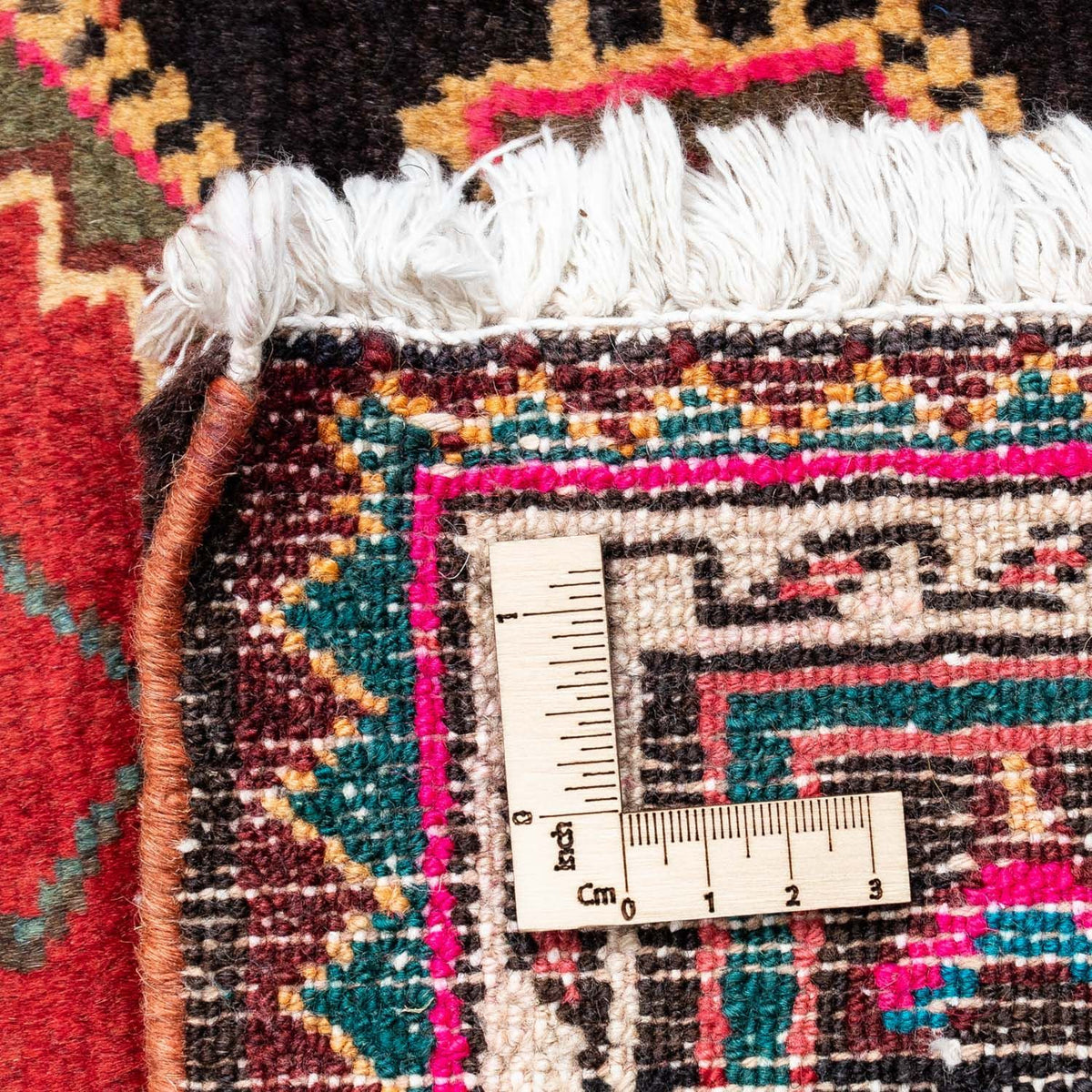 Perski dywan - Nomadyczny - 136 x 90 cm - czerwony