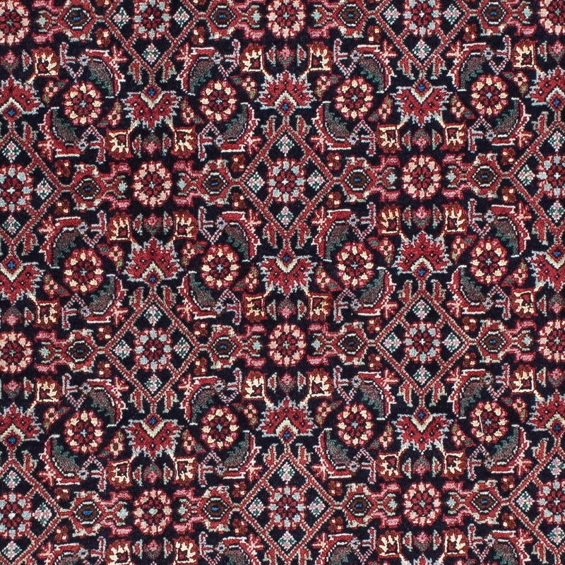 Biegacz Dywan perski - Bijar - 196 x 74 cm - ciemnoniebieski