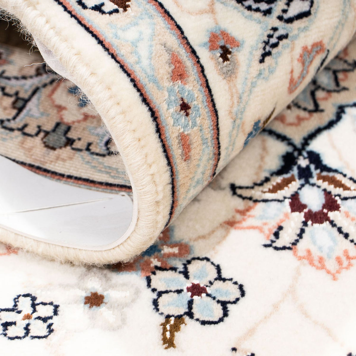 Dywan perski - Nain - Królewski - 197 x 137 cm - beżowy