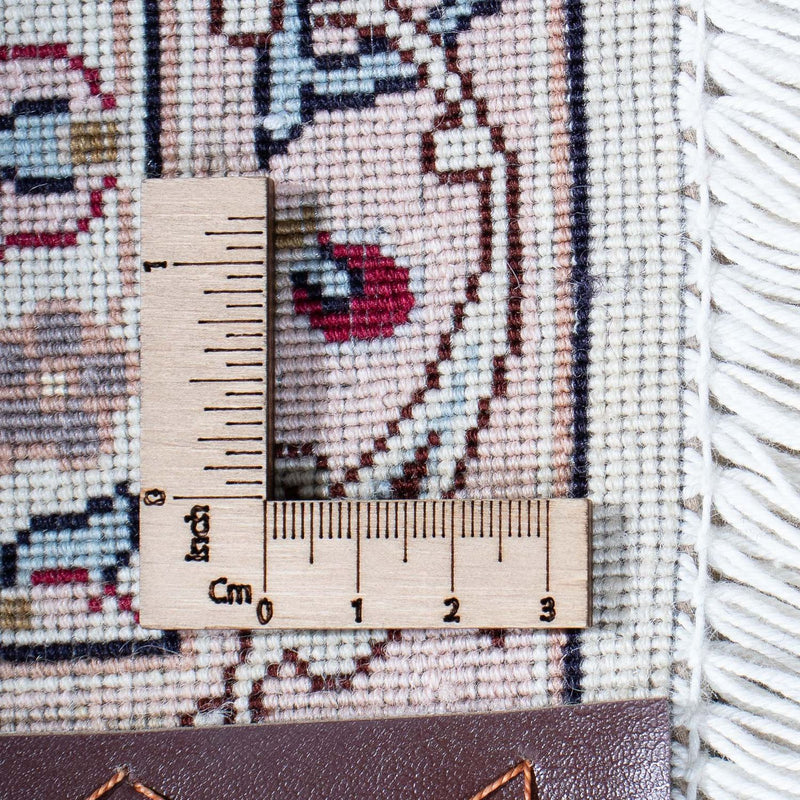 Dywan perski - Tabriz - Królewski - 212 x 154 cm - beżowy