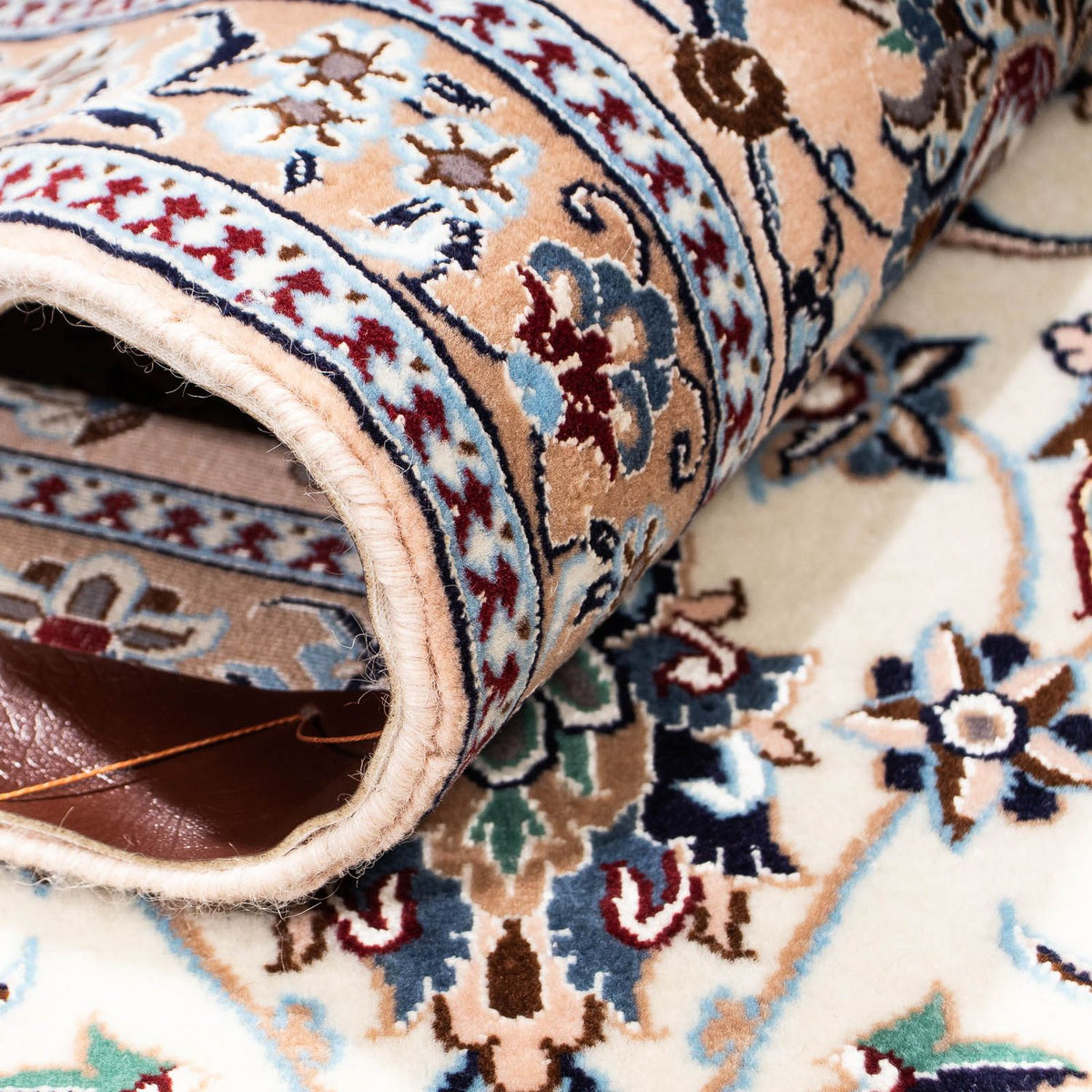 Dywan perski - Nain - Premium - 260 x 173 cm - beżowy