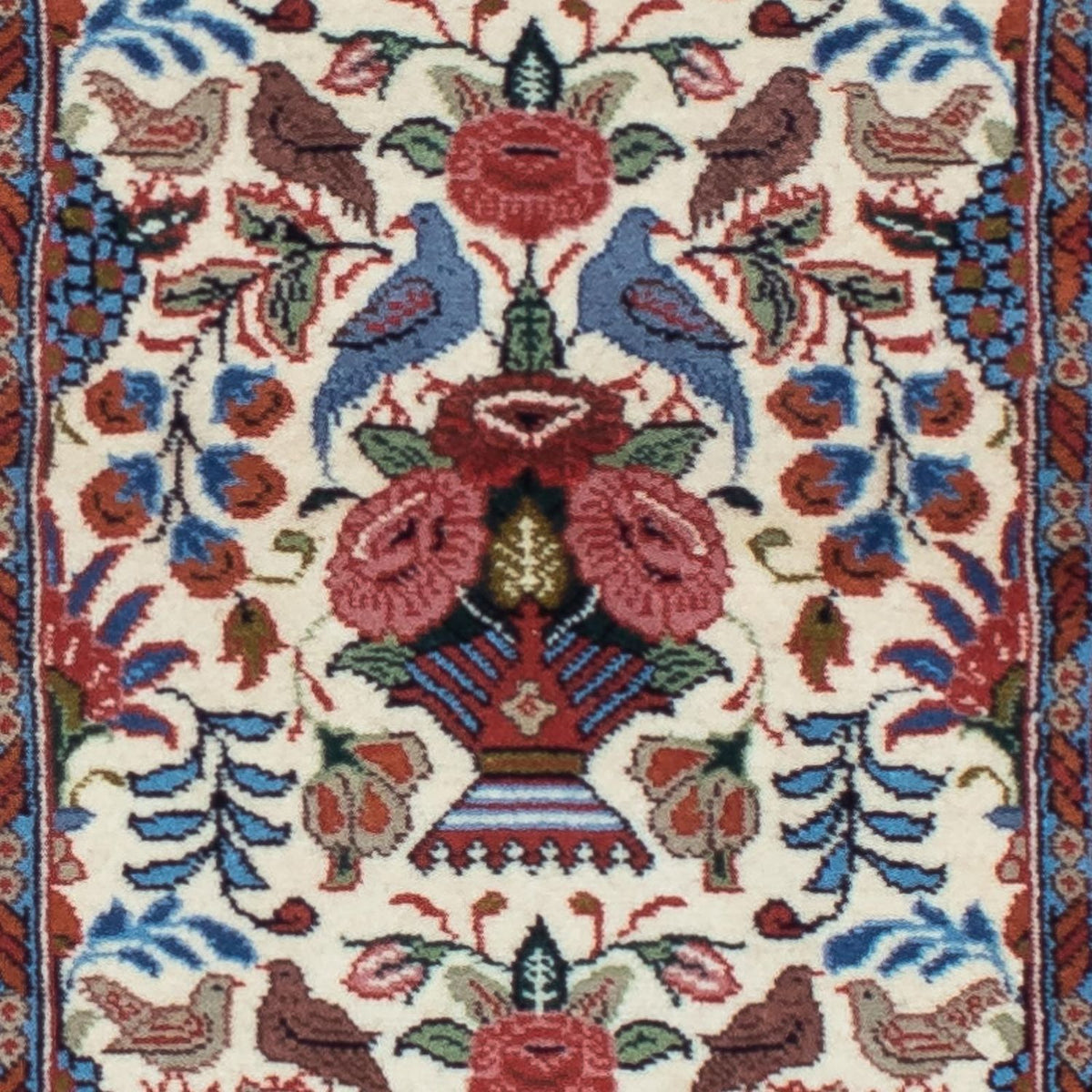 Biegacz Dywan perski - Ghom - 160 x 49 cm - beżowy