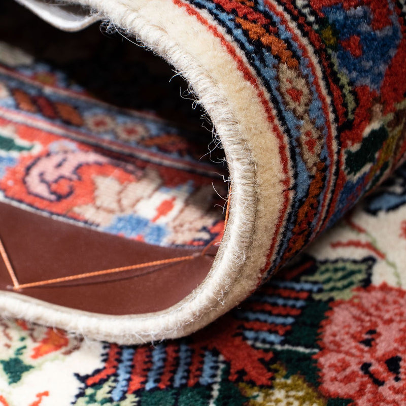 Biegacz Dywan perski - Ghom - 160 x 49 cm - beżowy