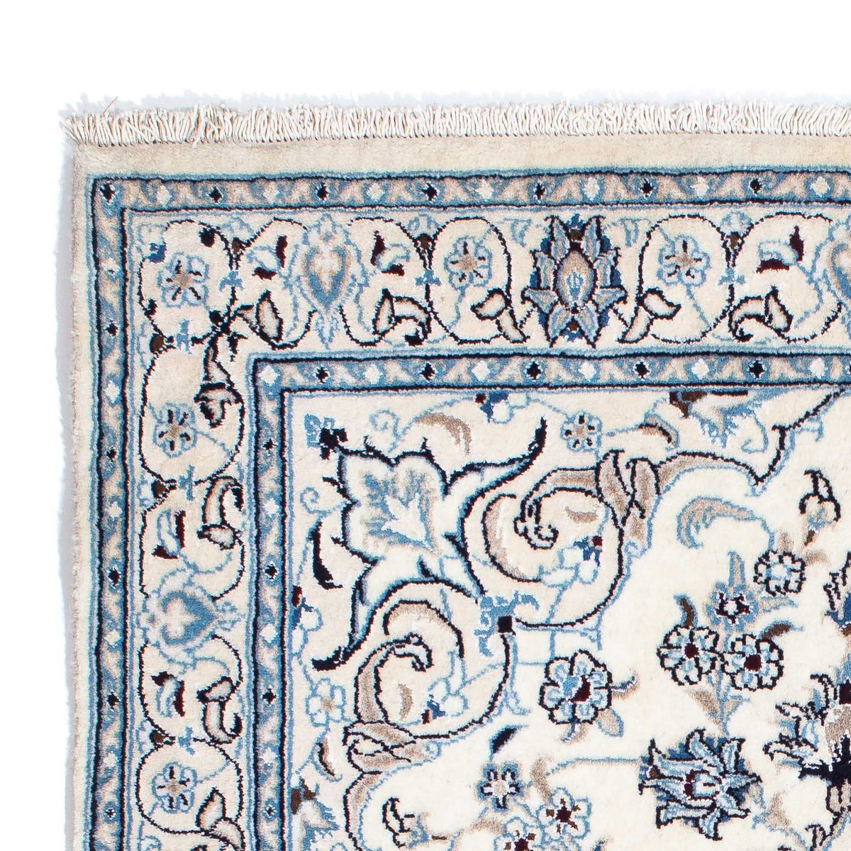 Dywan perski - Nain - Królewski - 195 x 124 cm - beżowy