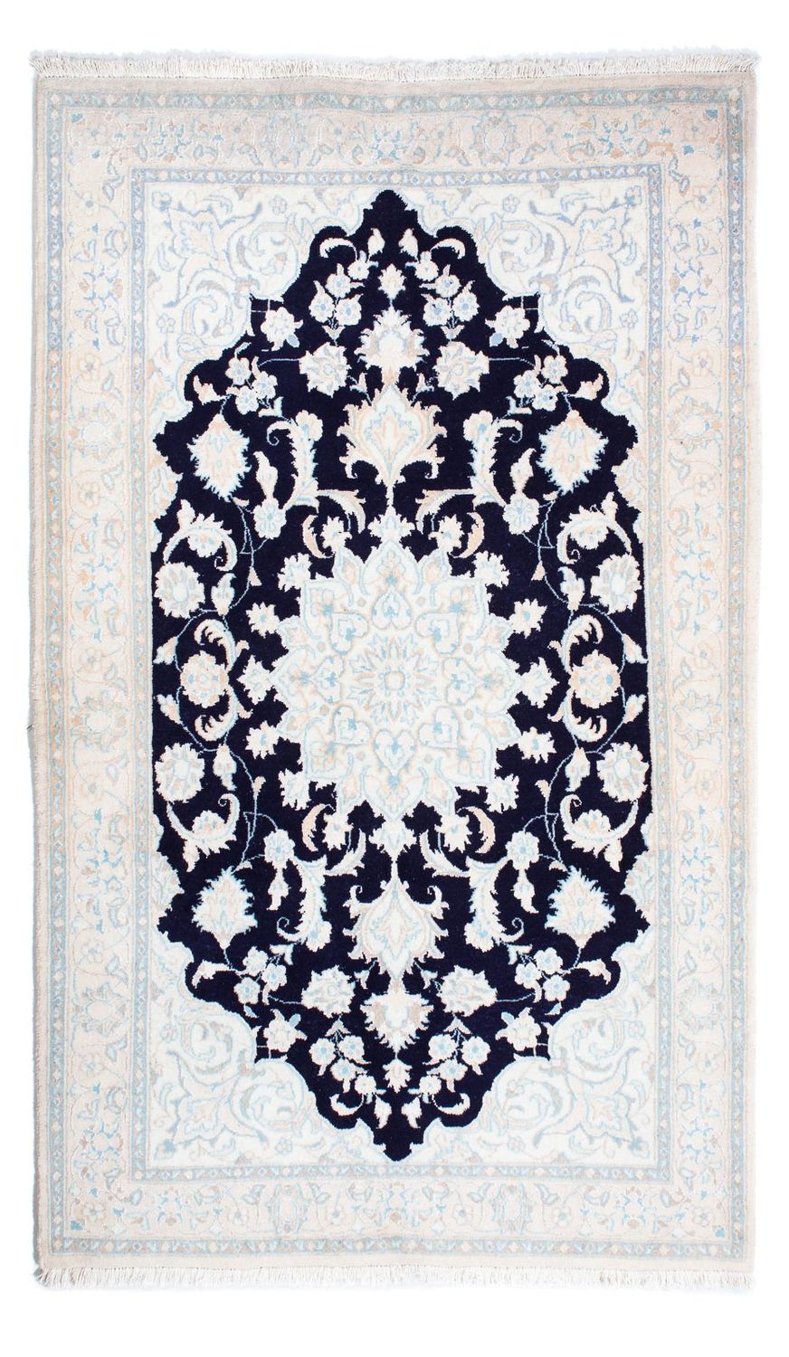 Dywan perski - Nain - Królewski - 204 x 123 cm - beżowy