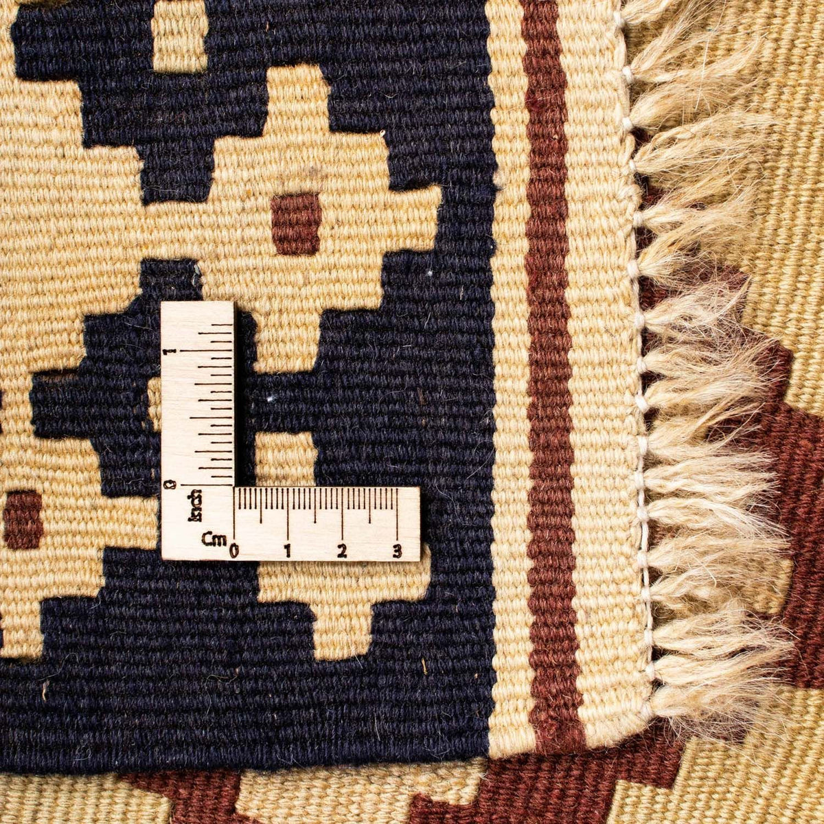 Dywan Kelim - Orientalny - 214 x 140 cm - beżowy