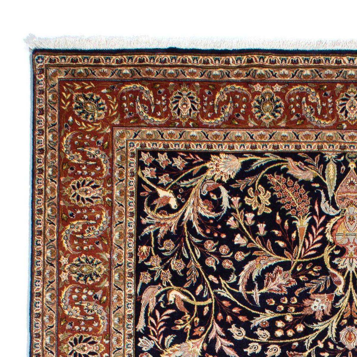 Perski dywan - Nomadyczny - 225 x 175 cm - ciemnoniebieski