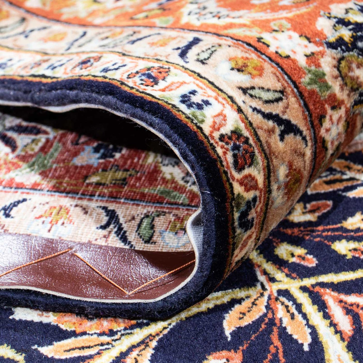 Perski dywan - Nomadyczny - 225 x 175 cm - ciemnoniebieski