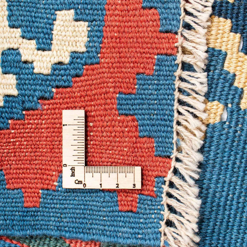 Dywan Kelim - Orientalny - 177 x 116 cm - niebieski