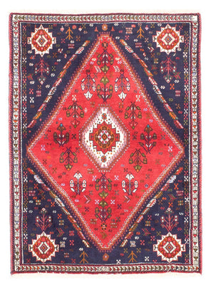 Perski dywan - Nomadyczny - 147 x 107 cm - ciemnoniebieski