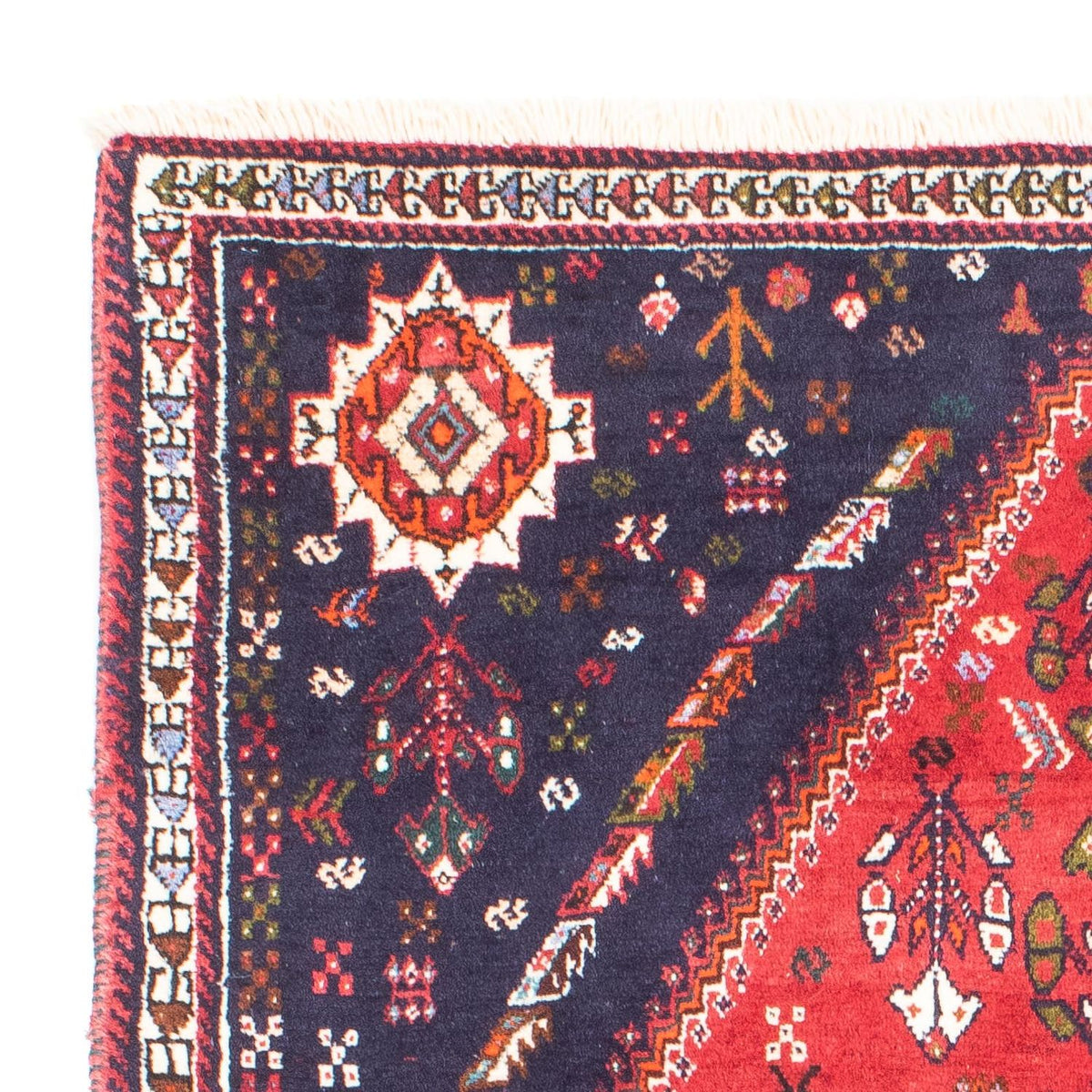 Perski dywan - Nomadyczny - 147 x 107 cm - ciemnoniebieski