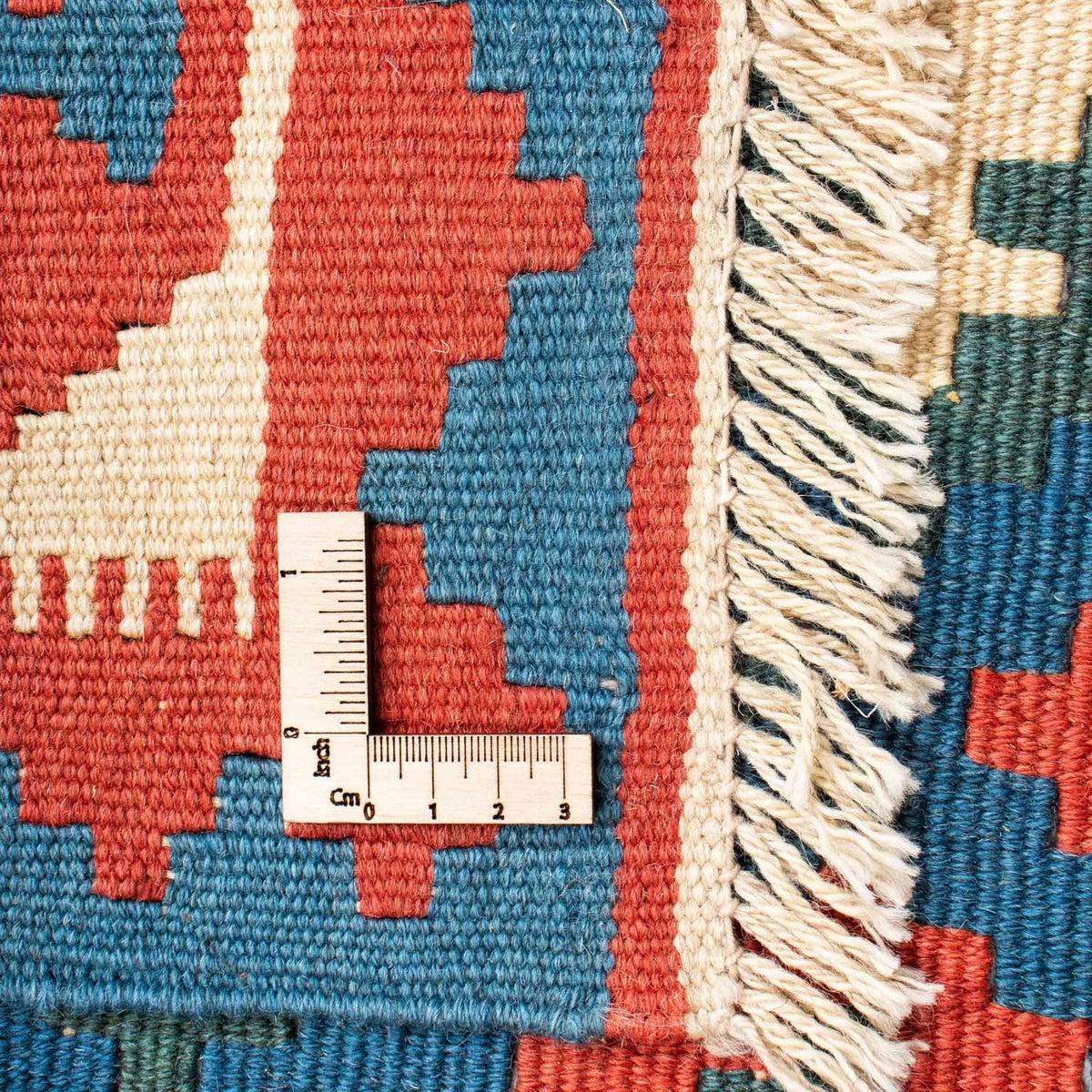 Dywan Kelim - Orientalny - 185 x 112 cm - niebieski