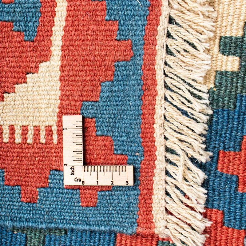 Dywan Kelim - Orientalny - 185 x 112 cm - niebieski