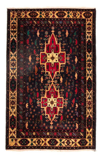 Dywan beludżycki - 180 x 115 cm - ciemnoniebieski