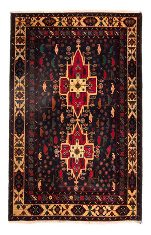 Dywan beludżycki - 180 x 115 cm - ciemnoniebieski