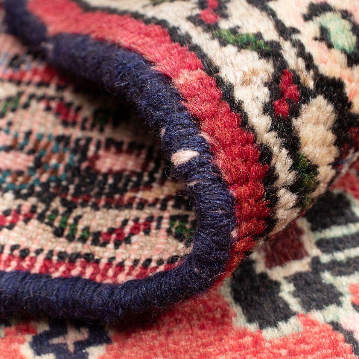 Perski dywan - Nomadyczny - 123 x 77 cm - jasna czerwień