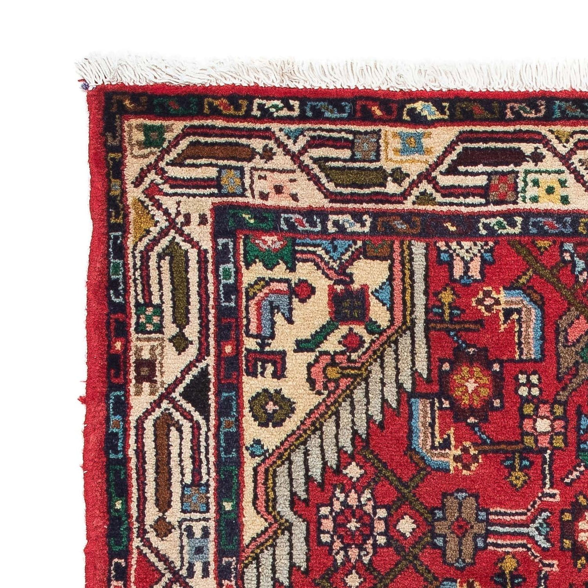 Perski dywan - Nomadyczny - 126 x 87 cm - czerwony