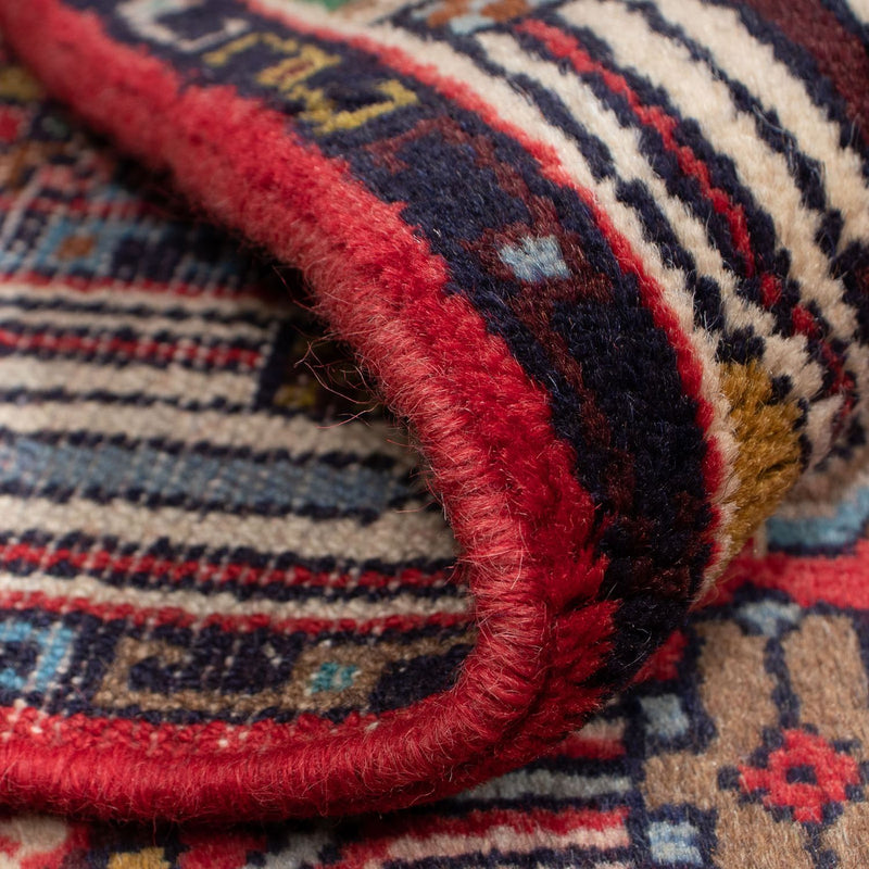 Perski dywan - Nomadyczny - 126 x 87 cm - czerwony