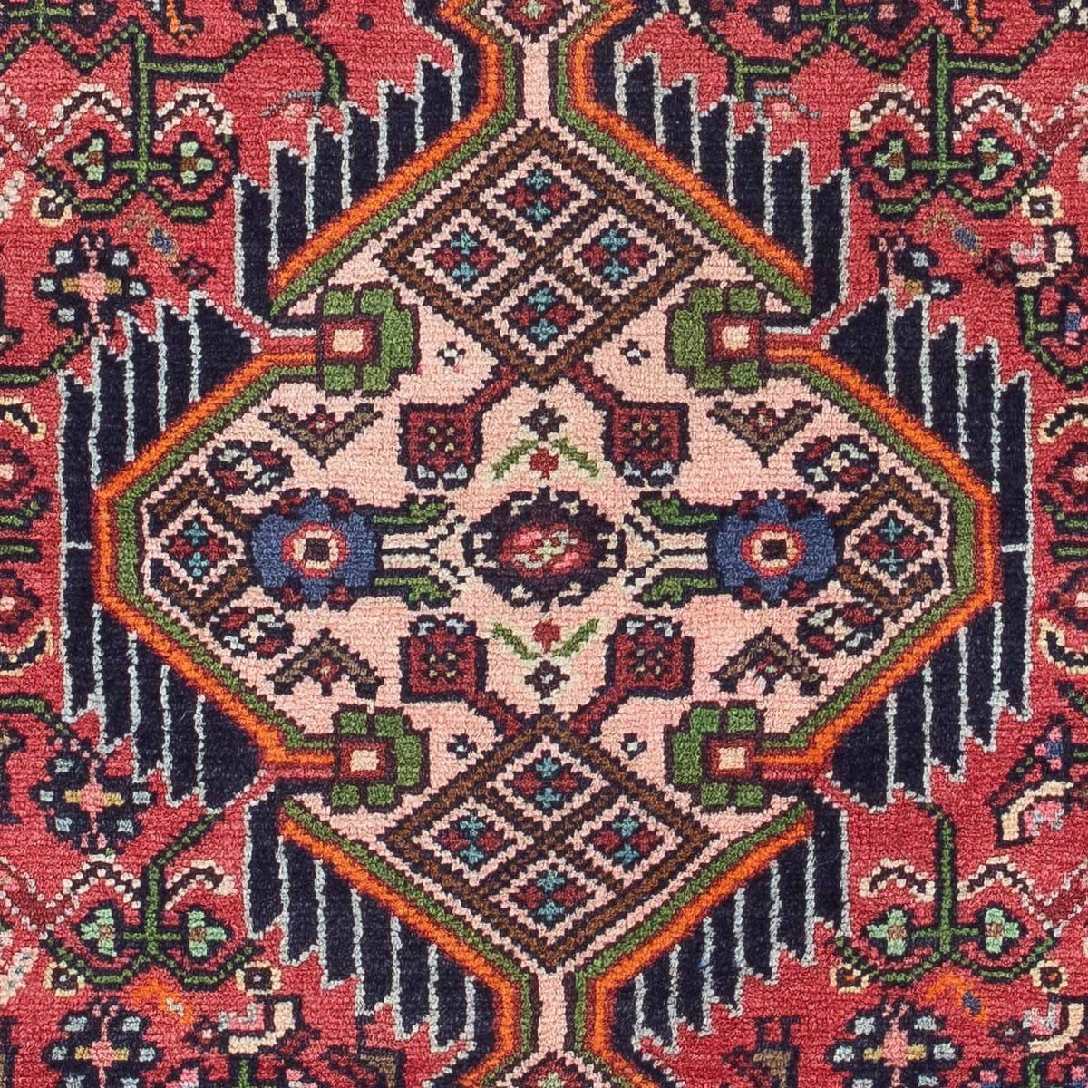 Perski dywan - Nomadyczny - 129 x 76 cm - czerwony