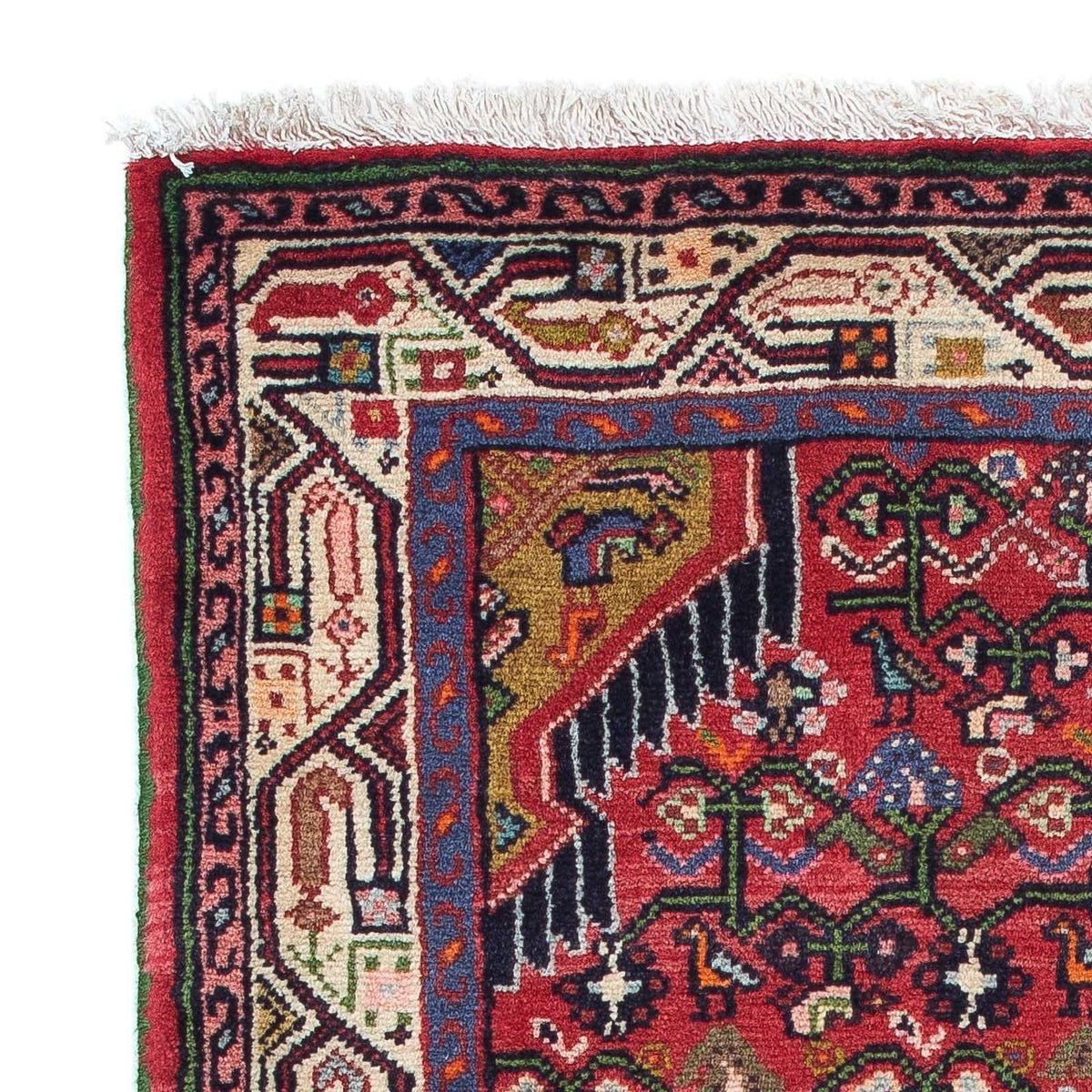 Perski dywan - Nomadyczny - 129 x 76 cm - czerwony