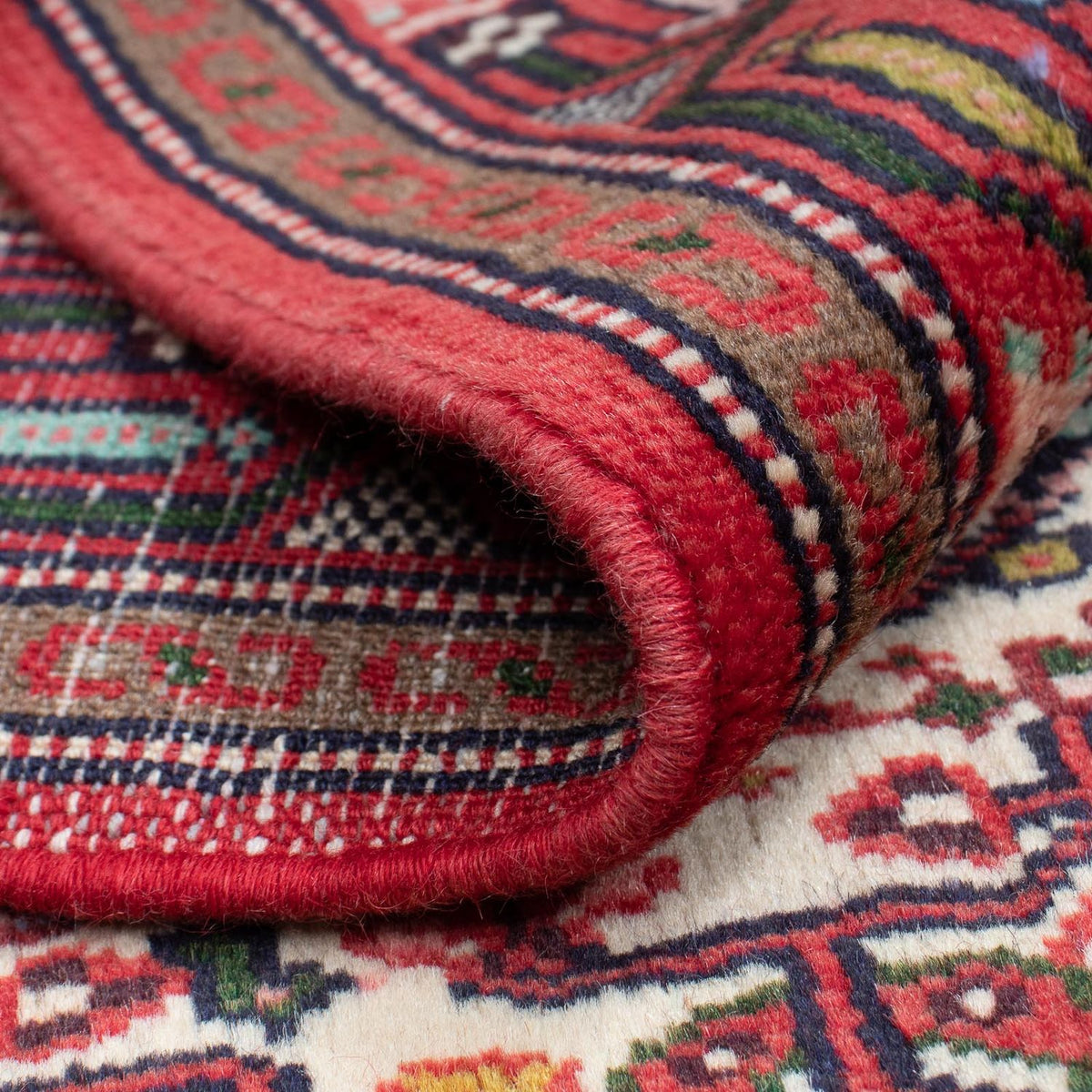 Perski dywan - Nomadyczny - 131 x 83 cm - beżowy