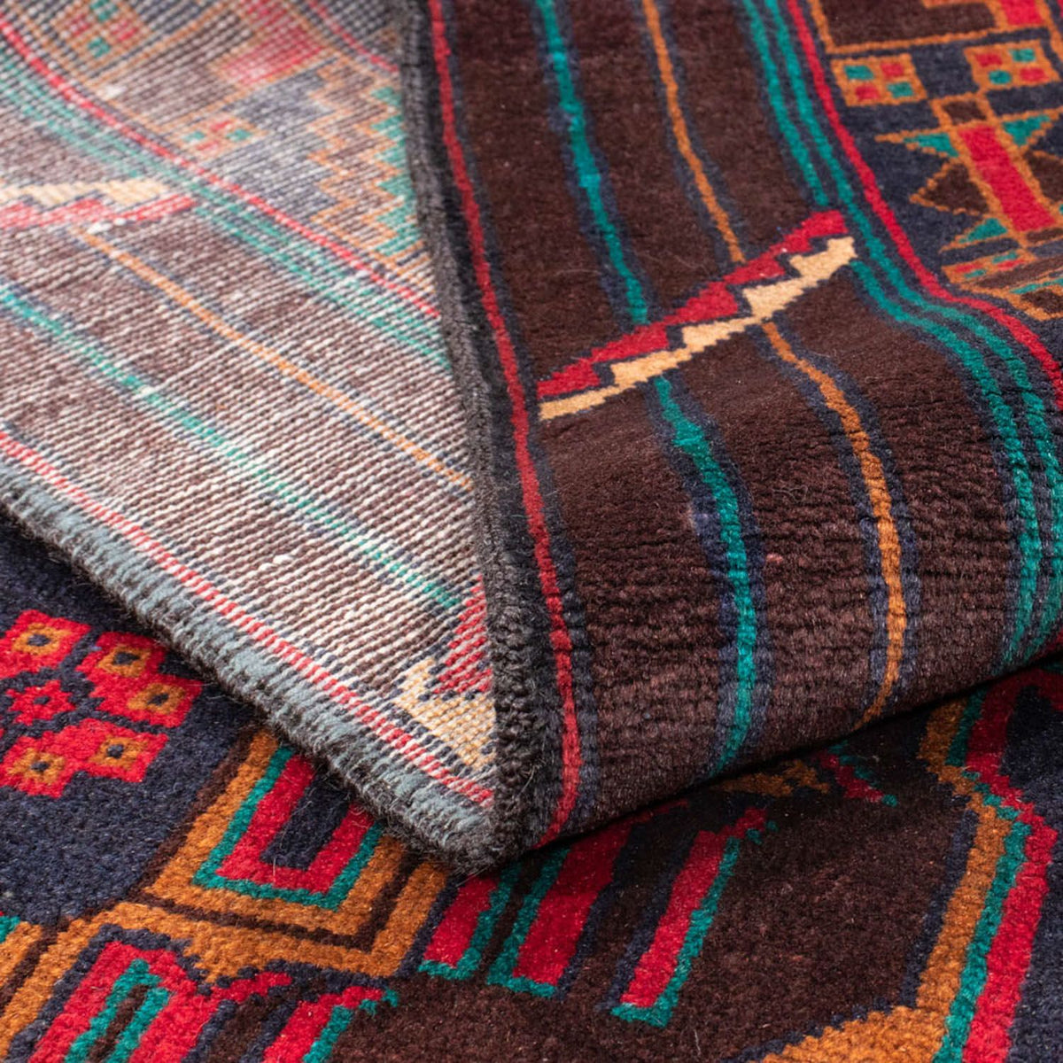 Biegacz Dywan beludżycki - 194 x 108 cm - ciemna czerwień