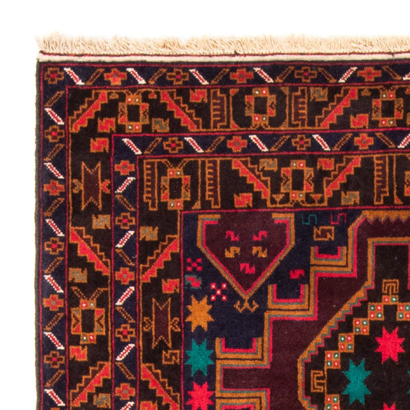 Biegacz Dywan beludżycki - 193 x 106 cm - ciemnoniebieski