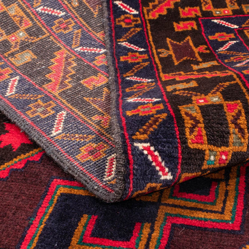 Biegacz Dywan beludżycki - 193 x 106 cm - ciemnoniebieski