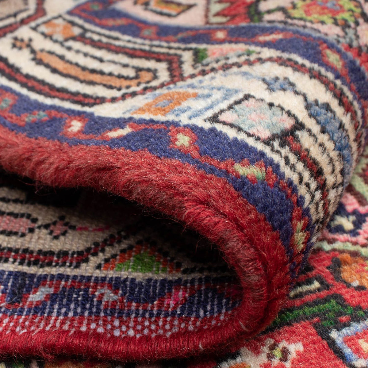 Perski dywan - Nomadyczny - 120 x 79 cm - czerwony