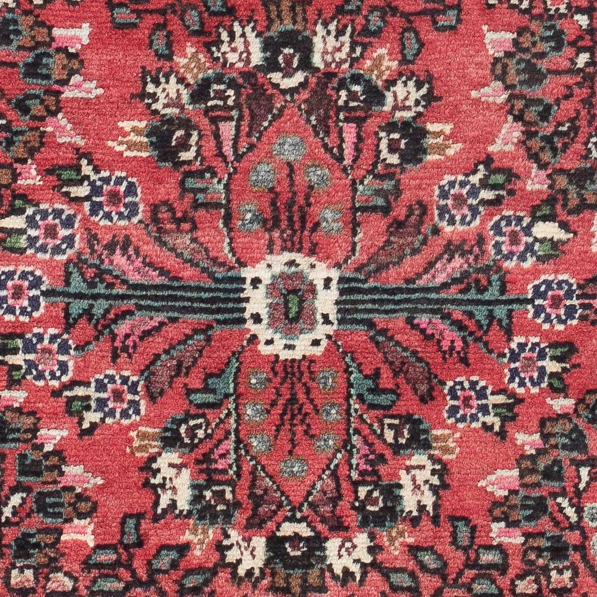 Perski dywan - Nomadyczny - 121 x 79 cm - czerwony