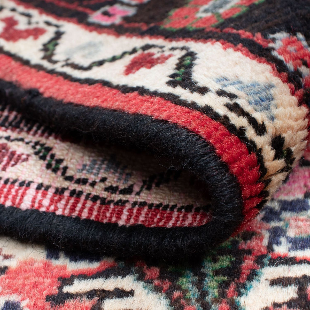 Perski dywan - Nomadyczny - 121 x 79 cm - czerwony