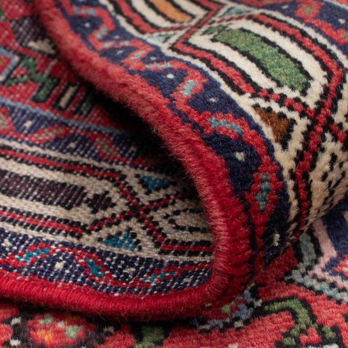 Perski dywan - Nomadyczny - 122 x 80 cm - czerwony