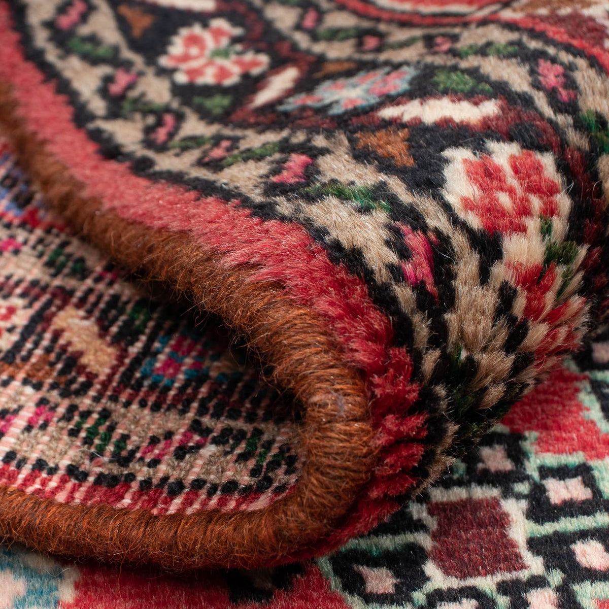 Perski dywan - Nomadyczny - 133 x 81 cm - czerwony