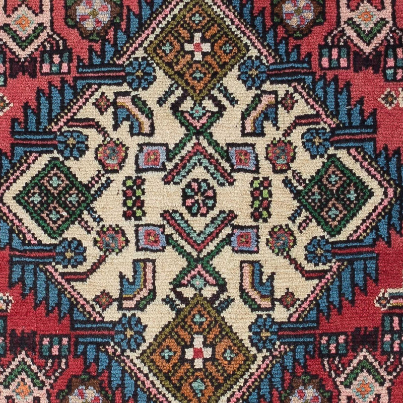 Perski dywan - Nomadyczny - 125 x 77 cm - czerwony