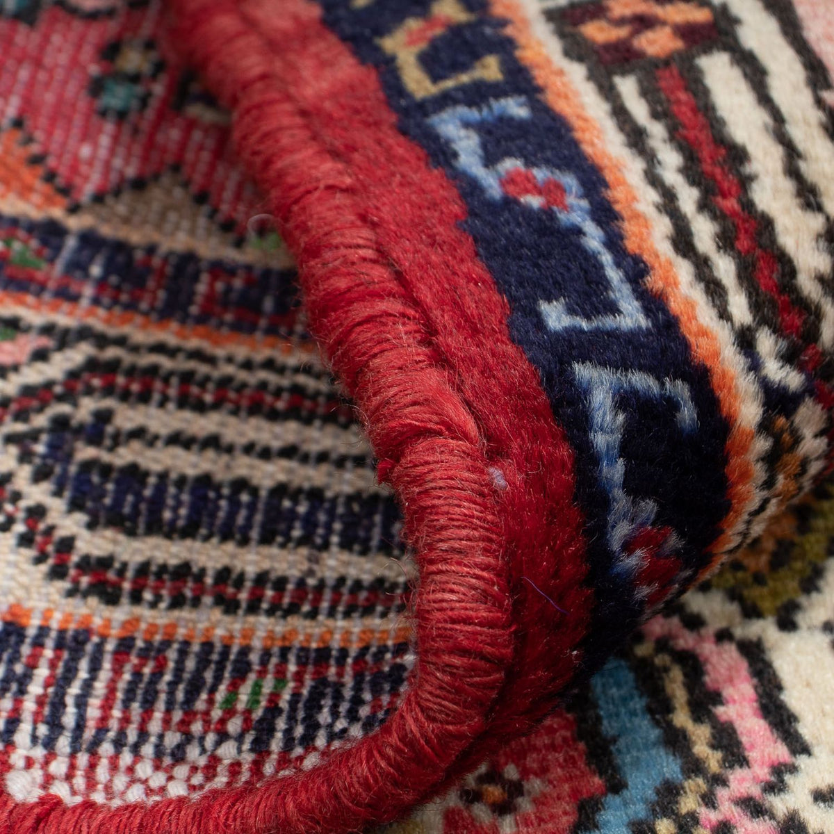 Perski dywan - Nomadyczny - 125 x 77 cm - czerwony