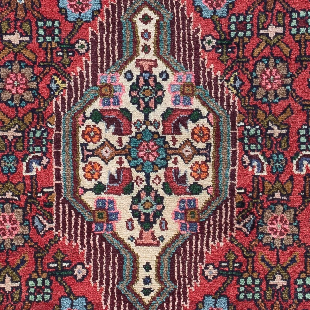 Perski dywan - Nomadyczny - 133 x 81 cm - czerwony