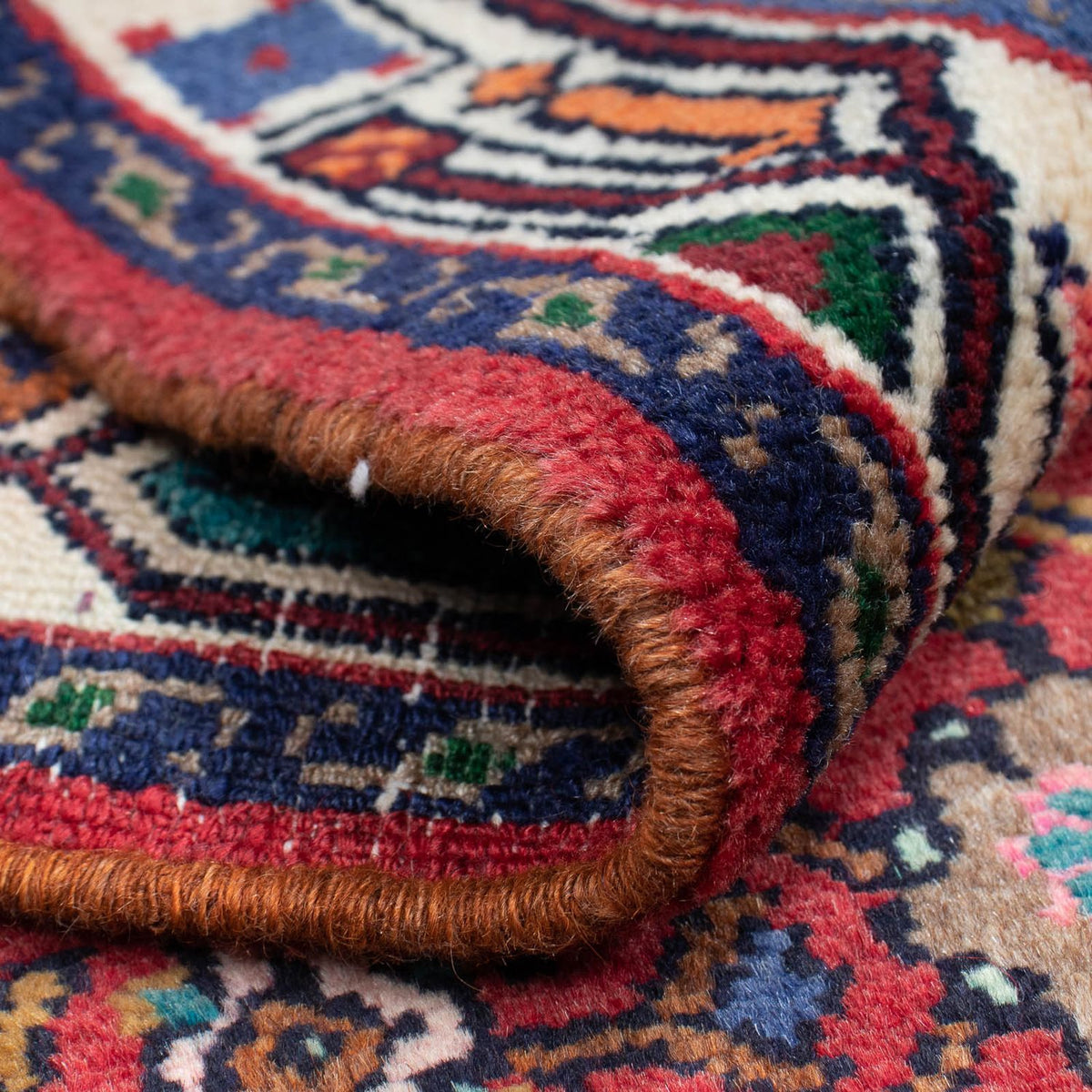 Perski dywan - Nomadyczny - 133 x 81 cm - czerwony