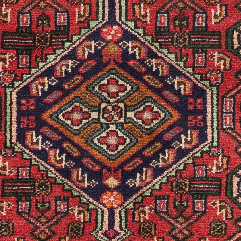 Perski dywan - Nomadyczny - 131 x 80 cm - czerwony