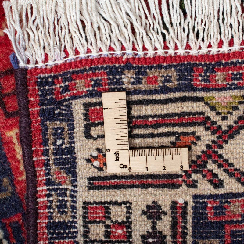 Perski dywan - Nomadyczny - 132 x 77 cm - czerwony