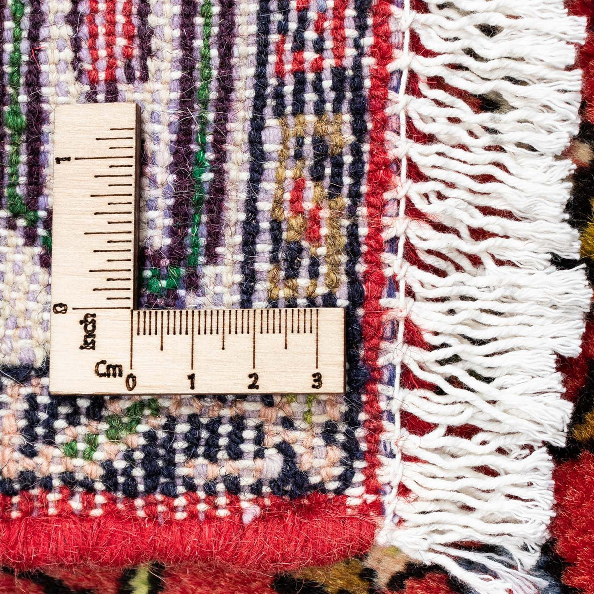 Perski dywan - Nomadyczny - 120 x 83 cm - czerwony