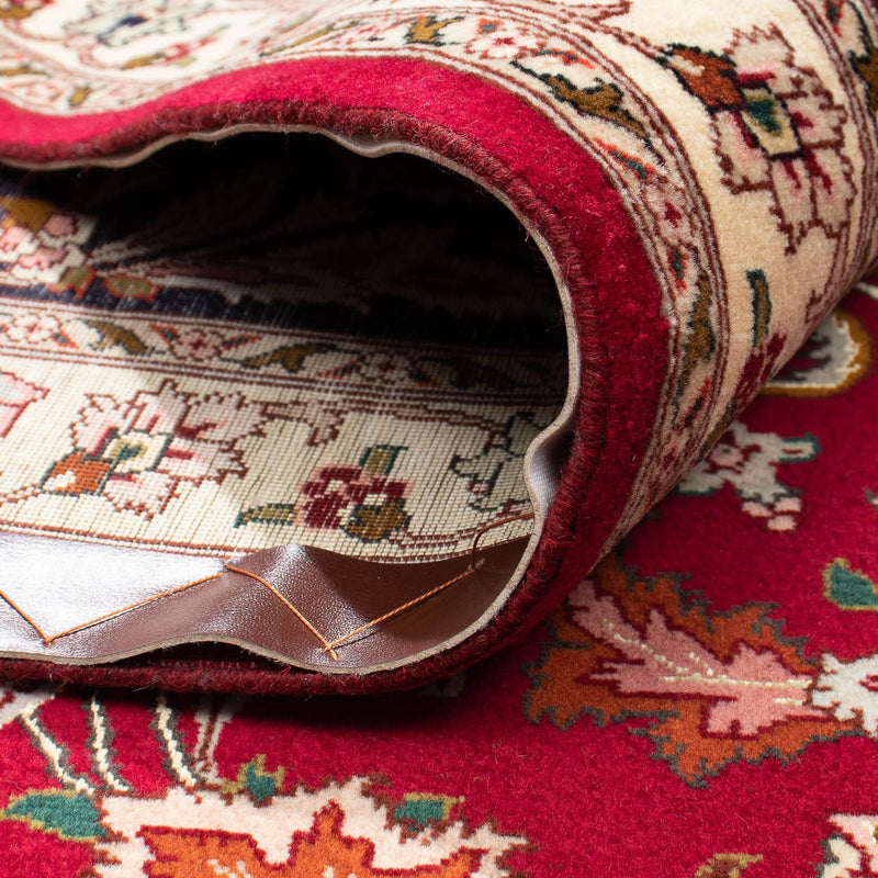 Dywan perski - Tabriz - Królewski kwadratowy  - 300 x 297 cm - ciemna czerwień