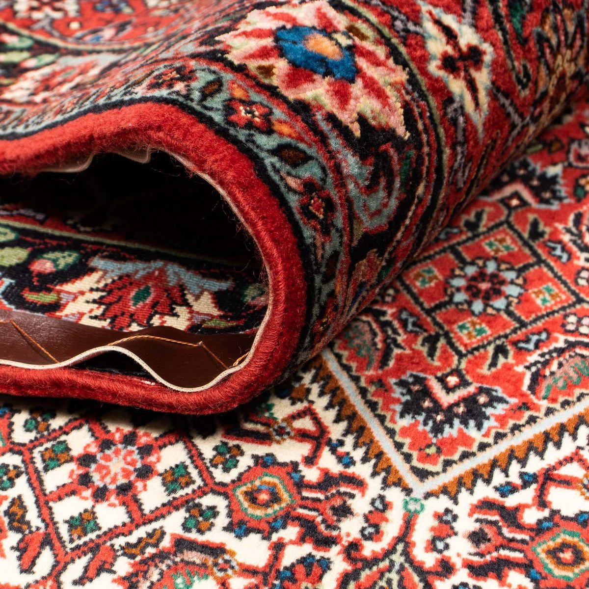 Dywan perski - Bijar - 394 x 302 cm - jasna czerwień