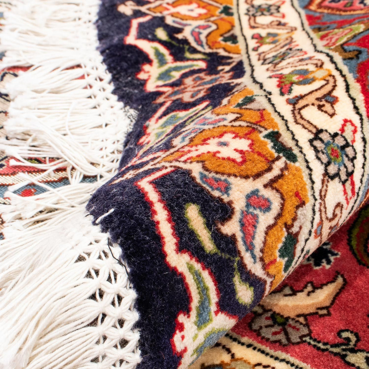 Dywan perski - Tabriz - Królewski okrągły  - 250 x 250 cm - wielokolorowy