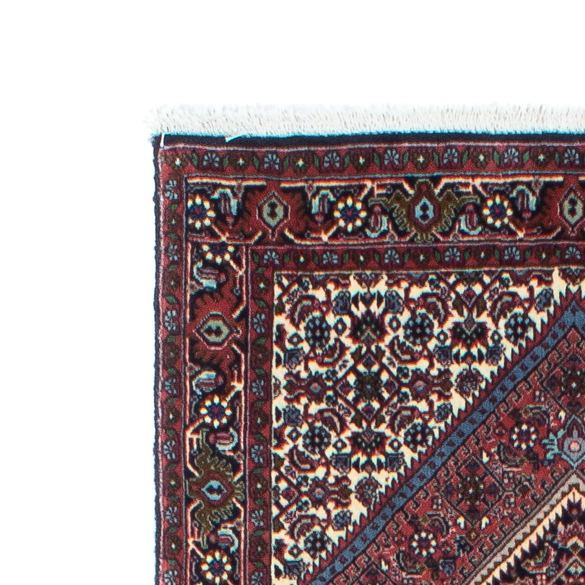 Biegacz Dywan perski - Bijar - 245 x 74 cm - jasna czerwień