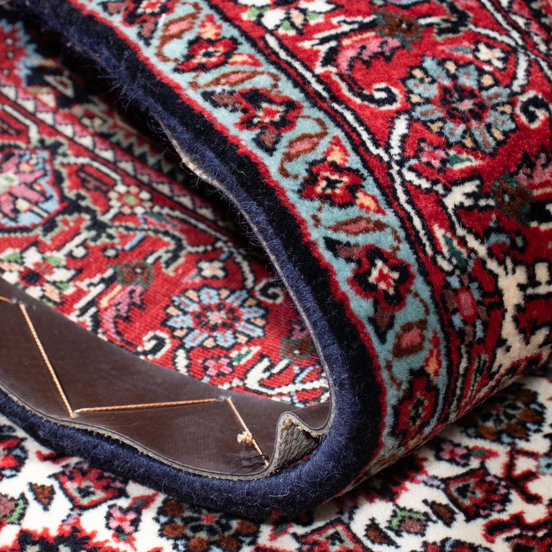 Biegacz Dywan perski - Bijar - 212 x 74 cm - ciemna czerwień