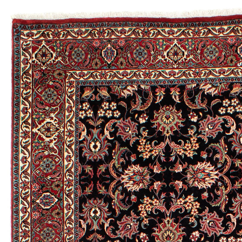 Dywan perski - Bijar - 299 x 203 cm - ciemnoniebieski